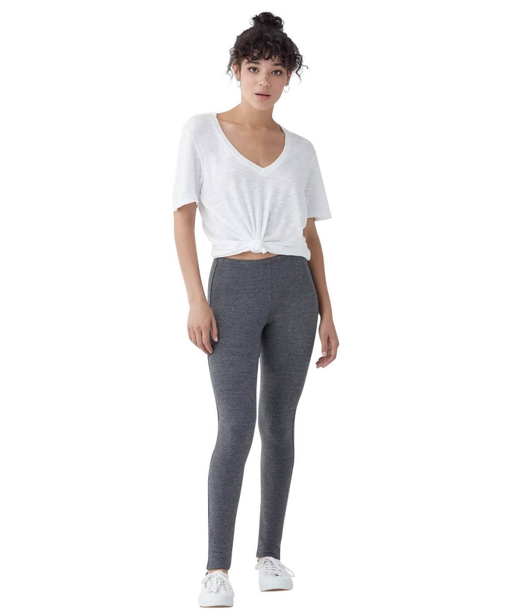 French Terry Legging, Grey - miamidrugpossession