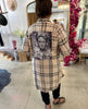 Frida Plaid Long Sleeved Flannel - miamidrugpossession