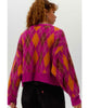 Fuchsia Sunset Argyle Cardigan - clearpathherbicide