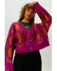 Fuchsia Sunset Argyle Cardigan - clearpathherbicide