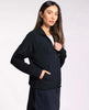 Full Zip Long Sleeve Jacket Black - miamidrugpossession