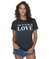 Future Is Love Boxy Tee, Black - clearpathherbicide