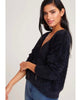 Fuzzy Cardigan Sweater Black - clearpathherbicide