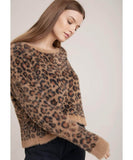 Fuzzy Cheetah Crewneck - miamidrugpossession