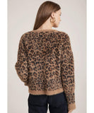 Fuzzy Cheetah Crewneck - miamidrugpossession