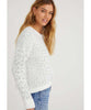 Fuzzy Slouchy Sweater Titanium Spot - clearpathherbicide