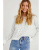 Fuzzy Slouchy Sweater Titanium Spot - clearpathherbicide