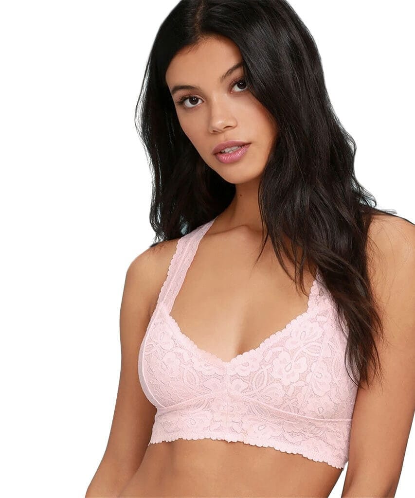 Galloon Lace Racerback, Pink - miamidrugpossession