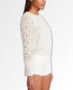 Gave Good Lace Sweater Ivory - miamidrugpossession