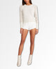 Gave Good Lace Sweater Ivory - miamidrugpossession