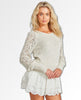 Gave Good Lace Sweater Ivory - miamidrugpossession