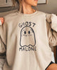 Ghost Malone Long Sleeved Halloween Sweatshirt - miamidrugpossession