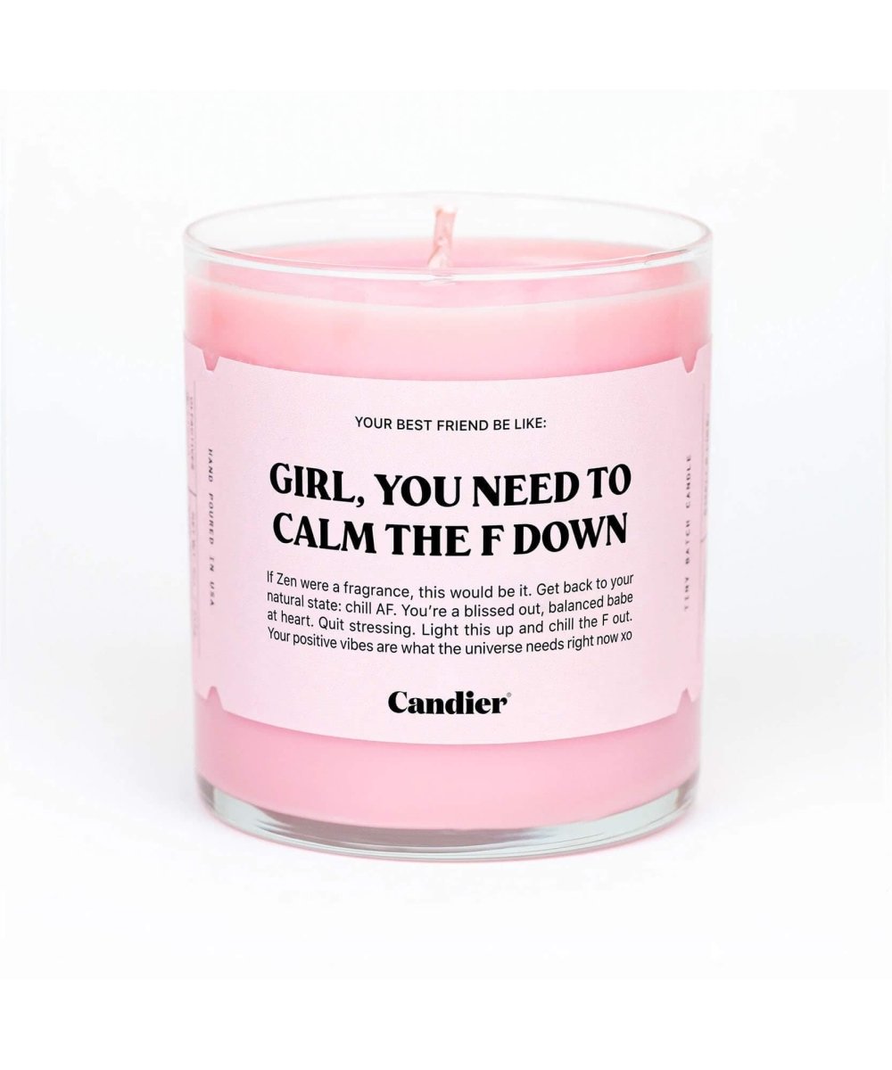 Girl You Need To Calm The F Down Candle Bestseller - clearpathherbicide