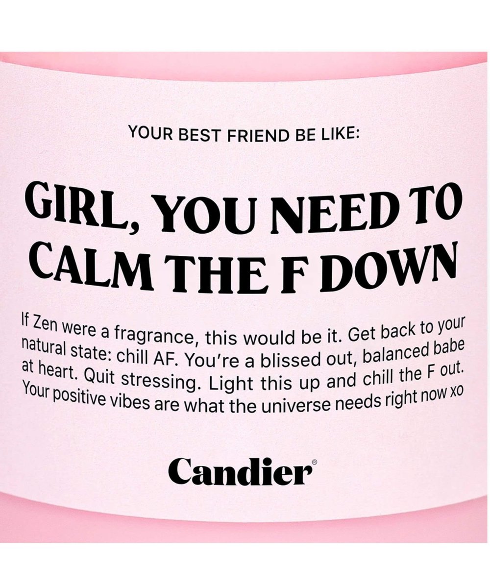 Girl You Need To Calm The F Down Candle Bestseller - clearpathherbicide