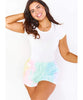 Girlfriend Shorts Rainbow Tie Dye - miamidrugpossession