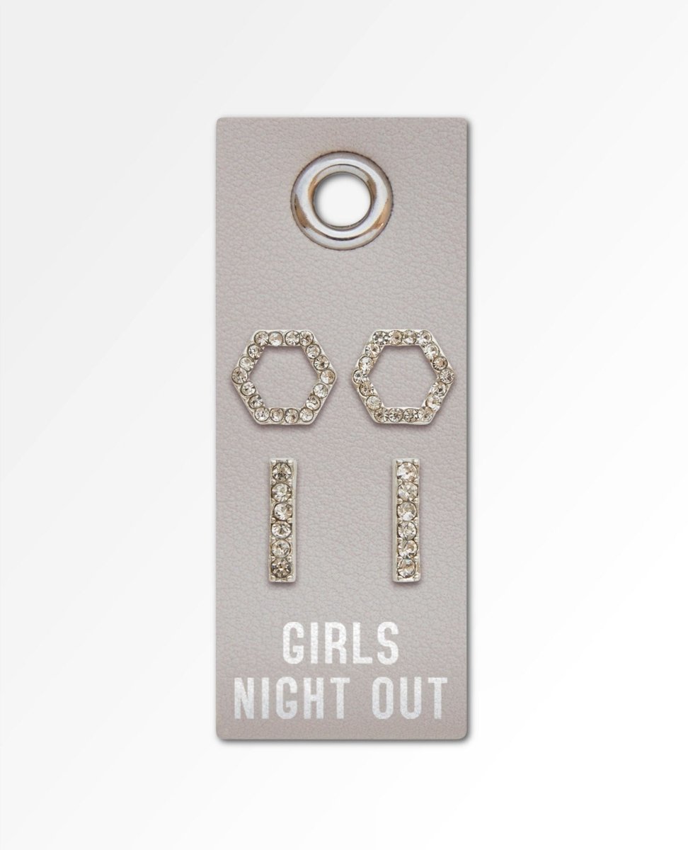 Girls Night Out Stud Earrings - miamidrugpossession