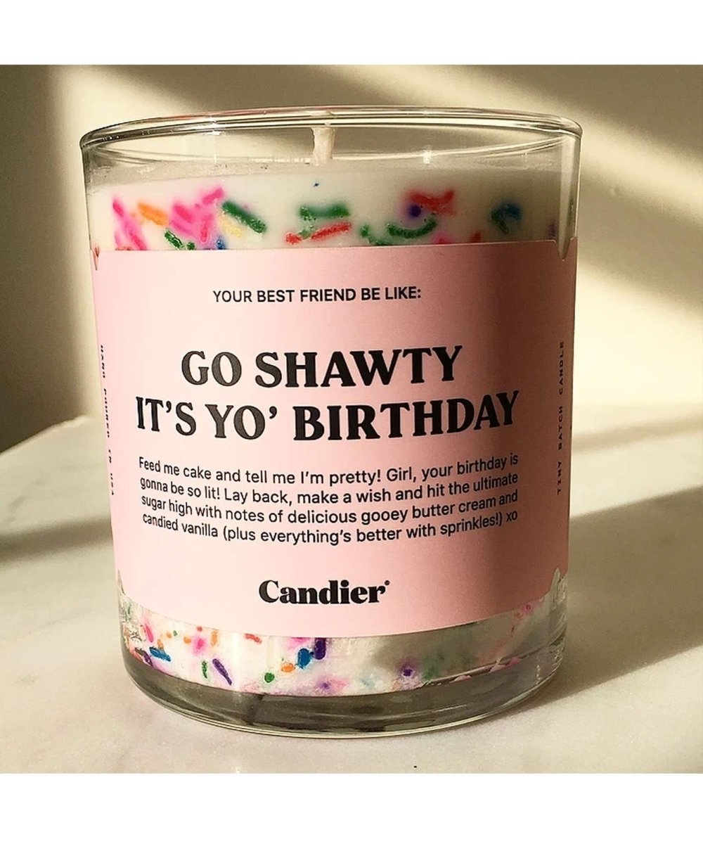 Go Shawty It's Yo' Birthday Candle - PINK ARROWS