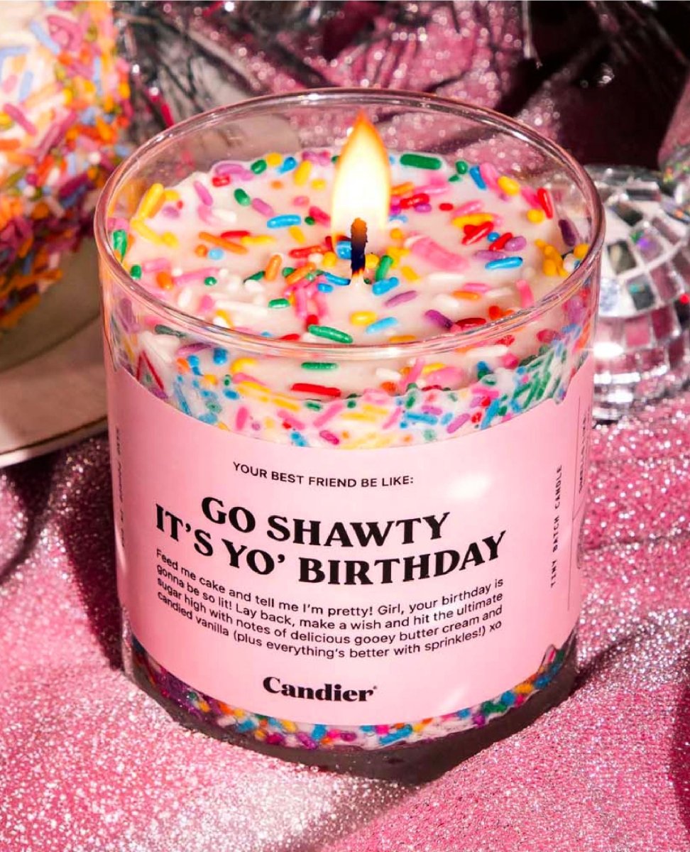 Go Shawty It's Yo' Birthday Candle - PINK ARROWS