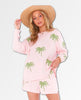 Go To Sweater Pink Palm Tree - clearpathherbicide