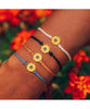 Gold Enamel Sunflower Bracelet Assorted - clearpathherbicide