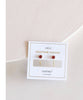 Gold Garnet Huggies Earrings Strength - clearpathherbicide