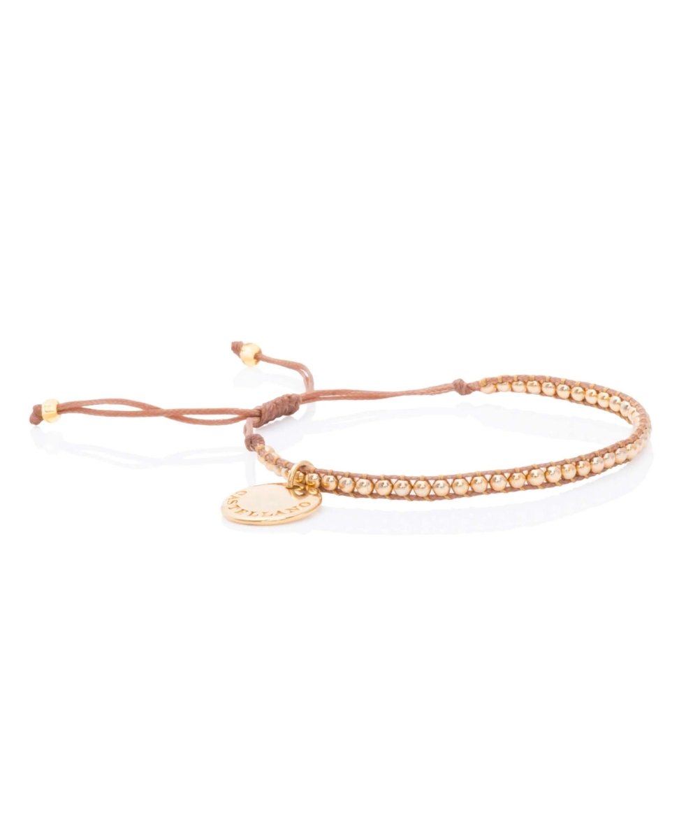 Gold Power Bracelet Beige - miamidrugpossession