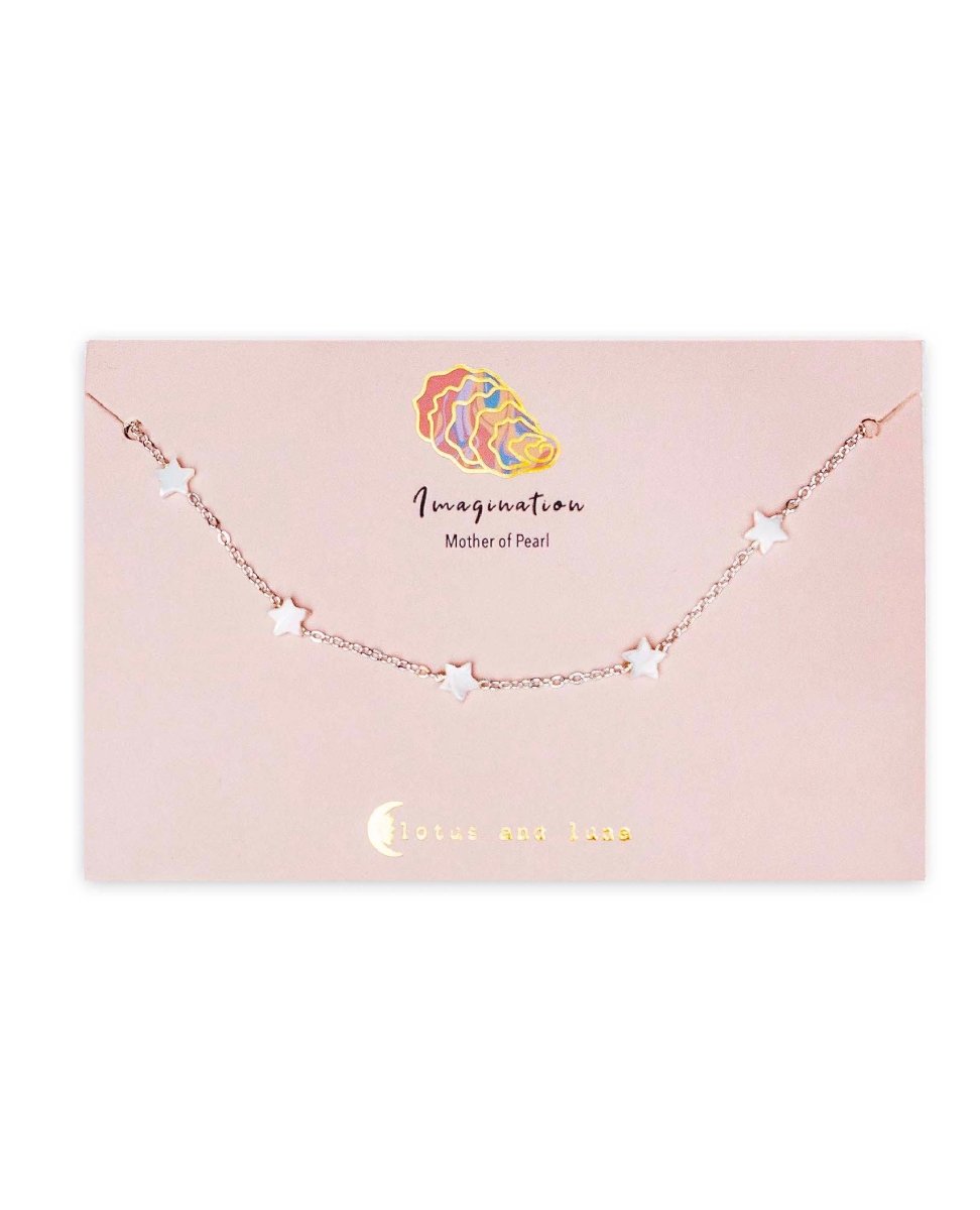 Gold Twinkle Little Star Sea Necklace - clearpathherbicide