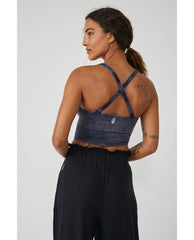 Good Karma Workout Top Deepest Navy - PINK ARROWS