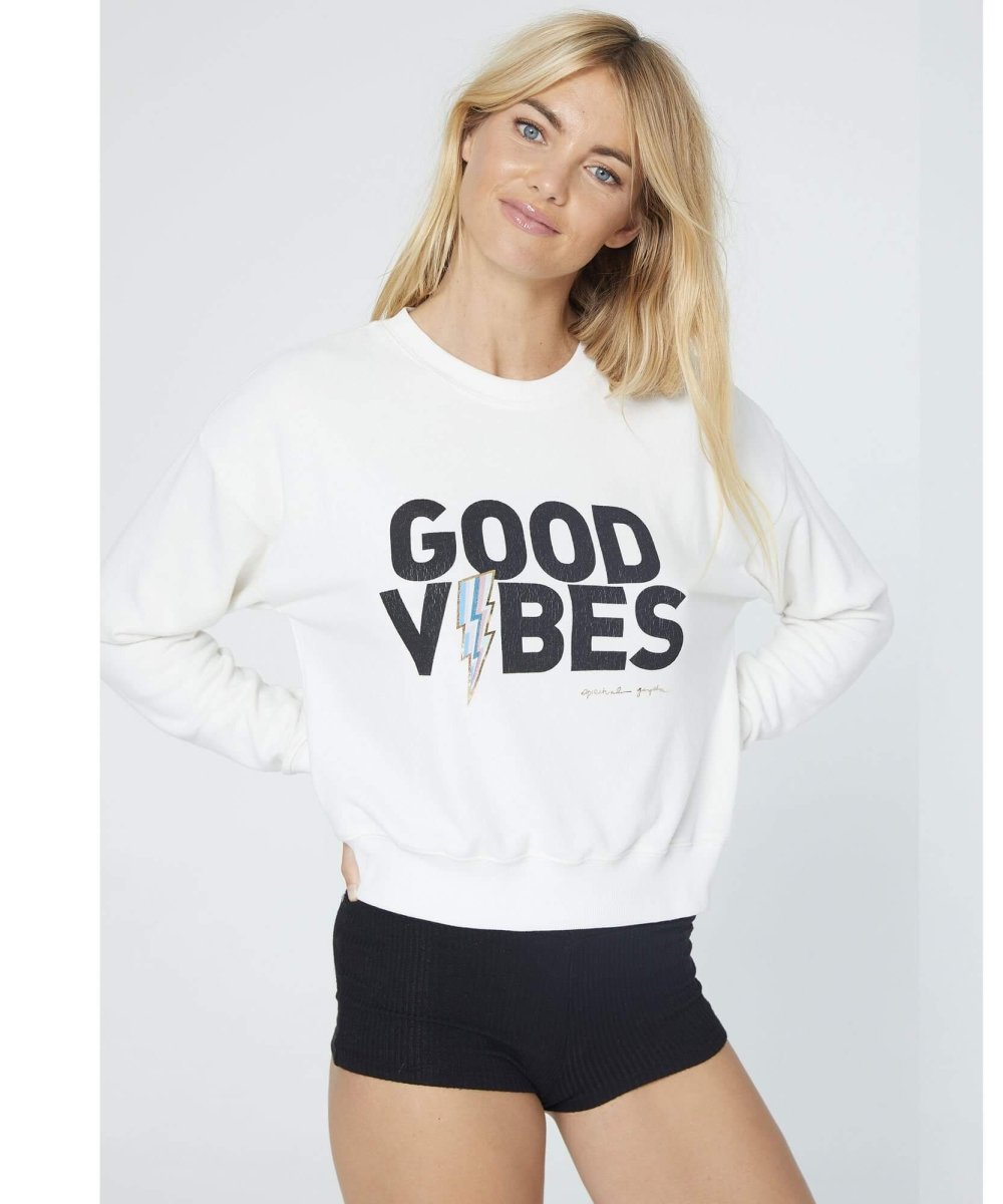 Good Vibes Malibu Crew Neck - miamidrugpossession