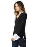 Grand Duke Sweater Top, Black - miamidrugpossession