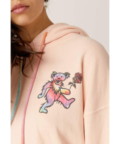 Grateful Dead Tie Dye Bear Hoodie - clearpathherbicide