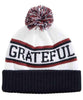 Grateful Pom Beanie New - PINK ARROWS