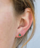 Green Onyx Mineral Point Healing Earrings - clearpathherbicide