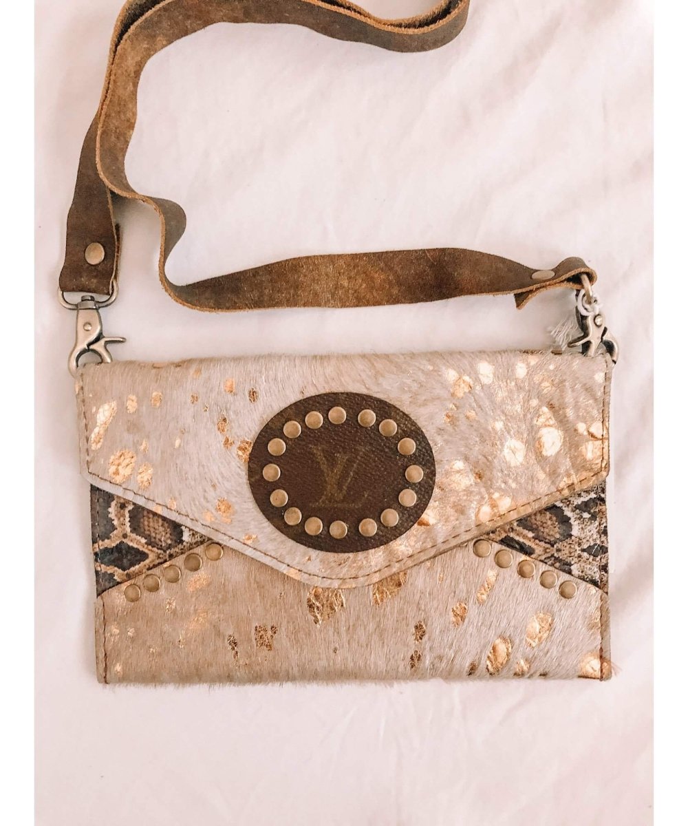 Gretchen Crossbody Metallic Cowhide - miamidrugpossession