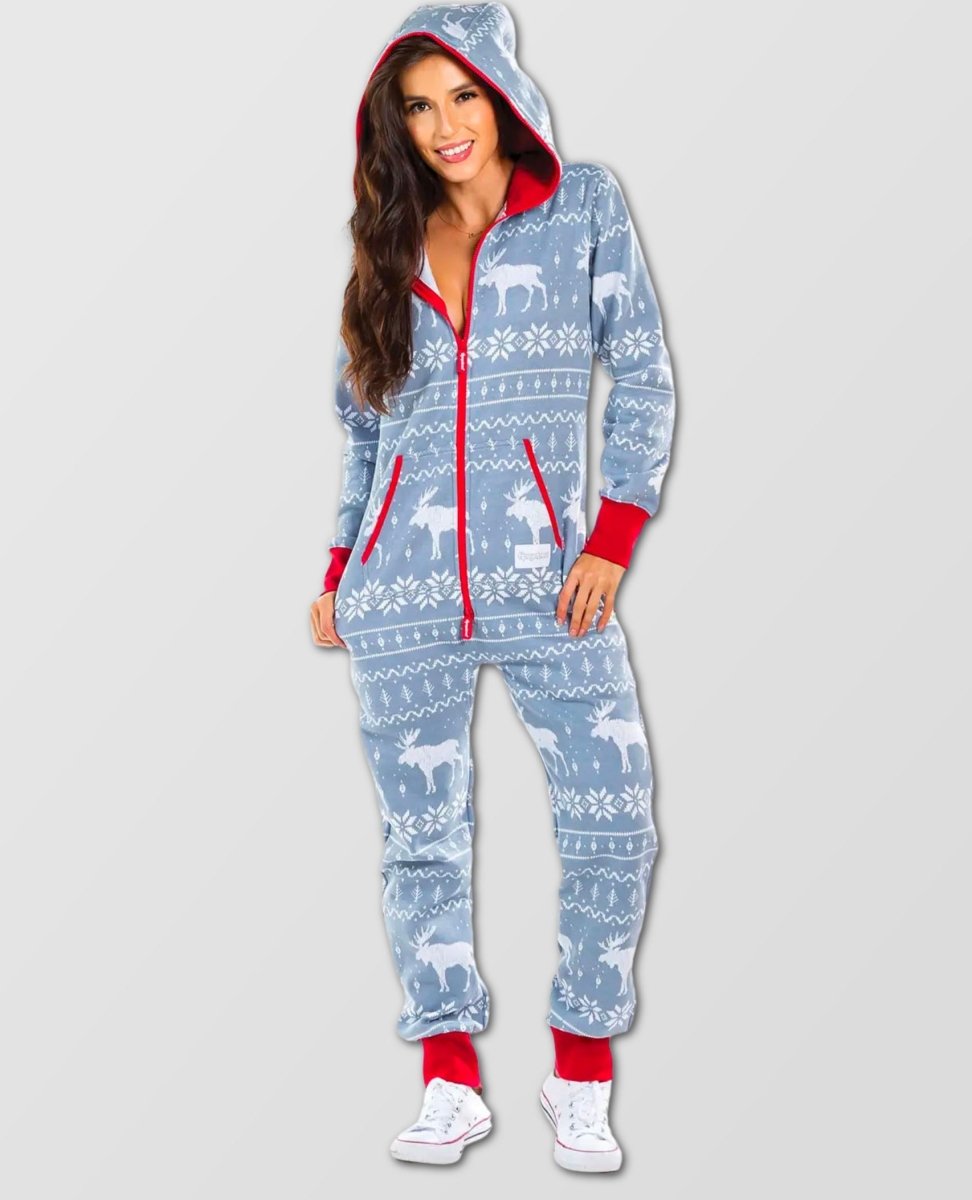 Grey Moose Jumpsuit - PINK ARROWS