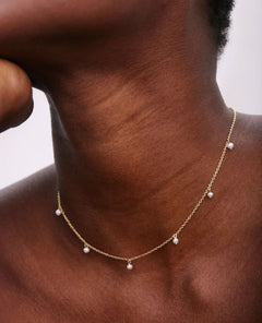 Grit Pearl Choker 14k Gold - clearpathherbicide