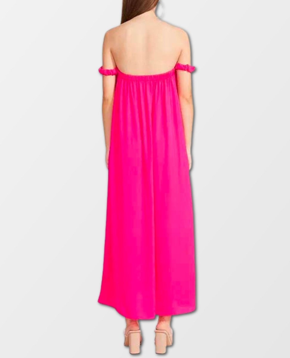 Guava Juice Pink Maxi Dress - miamidrugpossession