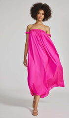 Guava Juice Pink Maxi Dress - PINK ARROWS