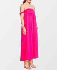 Guava Juice Pink Maxi Dress - PINK ARROWS