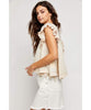 Hailey Embroidered Top Natural Combo - miamidrugpossession