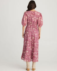 Halo Dress Orchid Haze Midi - PINK ARROWS