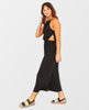 Halter Cutout Jumpsuit Black - clearpathherbicide