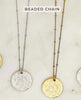 Hammered Coin Necklace Silver - clearpathherbicide