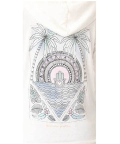 Hamsa Tropical Palm Zip Hoodie - clearpathherbicide