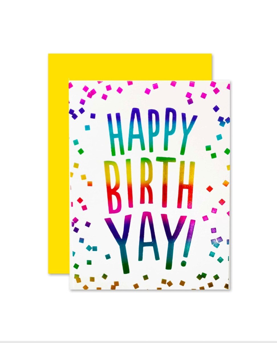 Happy Birth Yay! Card - miamidrugpossession