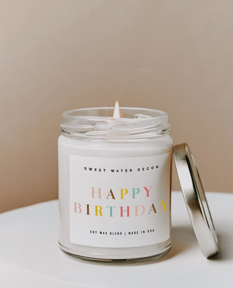 Happy Birthday Soy Candle - miamidrugpossession