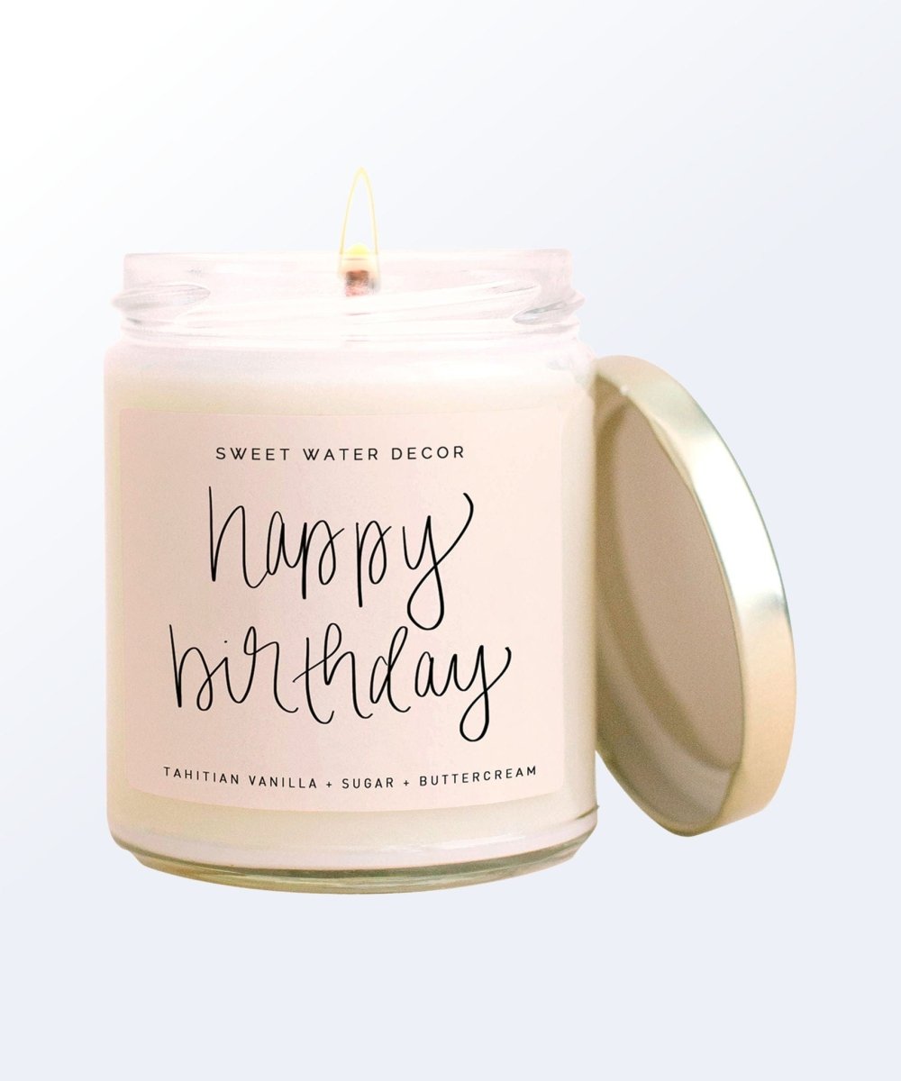 Happy Birthday Soy Candle - miamidrugpossession