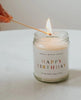 Happy Birthday Soy Candle - PINK ARROWS