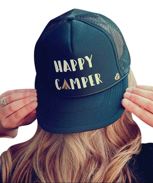 Happy Camper Trucker Hat - clearpathherbicide