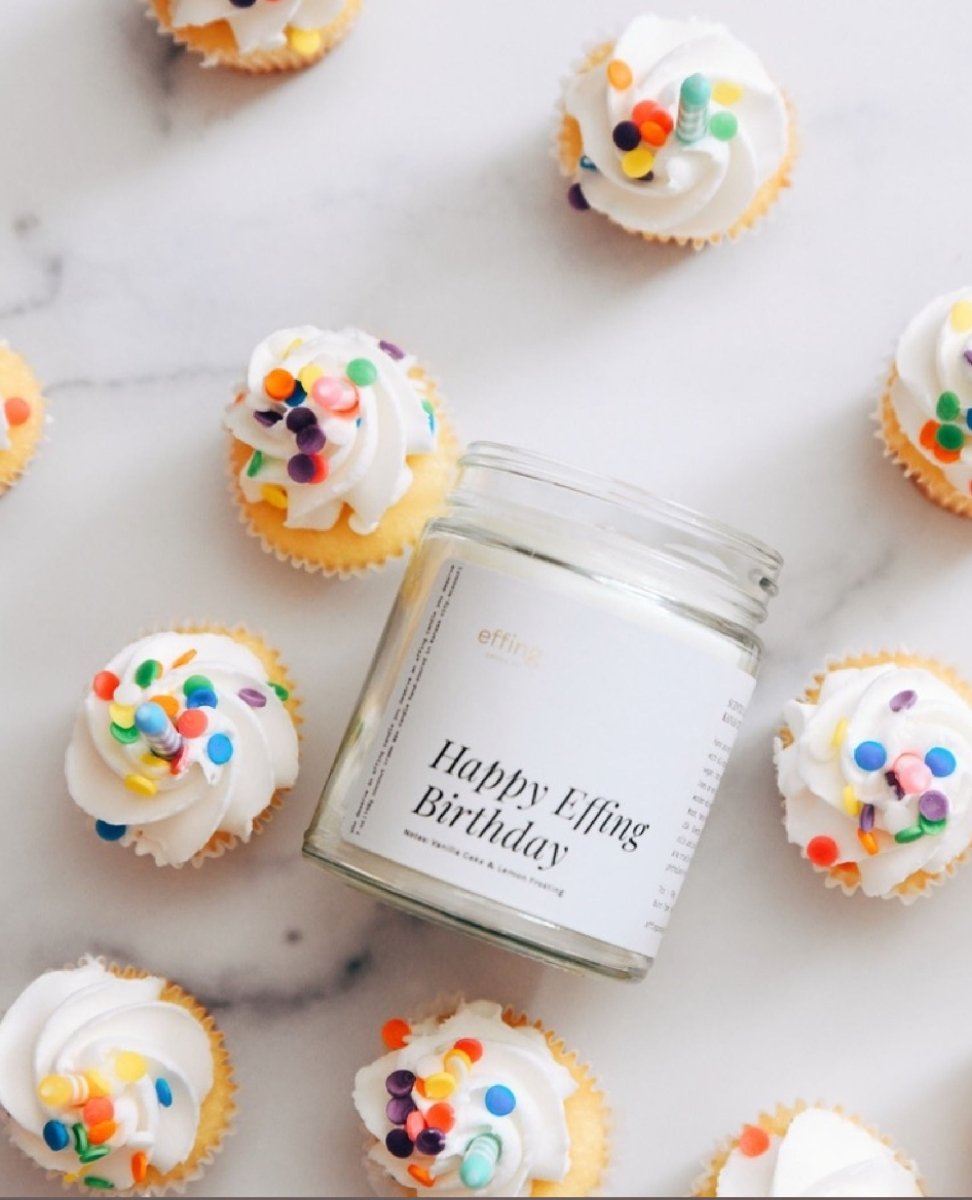 Happy Effing Birthday Candle - clearpathherbicide